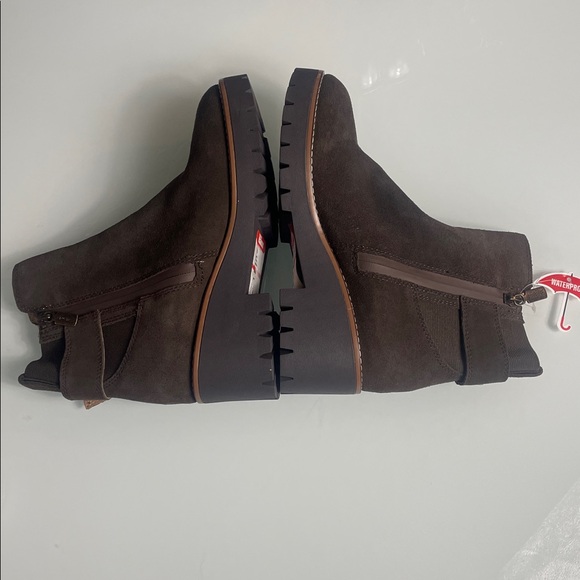 SALE!! New Blondo Brown Dakota Waterproof Suede Ankle Boots Size 6.5 Retail $150 - Picture 5 of 8